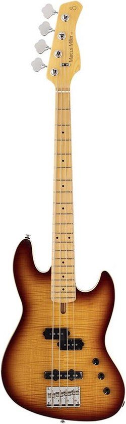 Sire Marcus Miller U5 Alder Flamed Maple Tobacco Sunburst - 8719147452437
