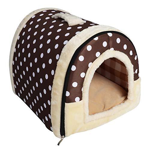 Youth Union Hondenbed, hondenhok, zachte kattenhol, kattenhuis, huisdier, bed, warme slaapzak met afneembaar kussen voor honden, katten, hazen