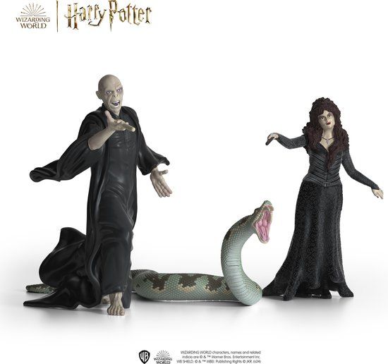 Schleich WIZARDING WORLD Harry Potter - Heer Voldemort met Nagini & Bellatrix van Detta - 42684