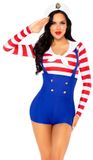 Leg Avenue Sailor Sweetie Kostuum - S - Multicolours