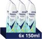 Rexona Women Advanced Protection Thermocool Anti-Transpirant Spray - Eucalyptus & Coconutwater - met Continuous Refreshing Control Technologie - 6 x 150 ml