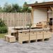 Maison Exclusive - Ensemble de jardin, 13 pièces, avec coussins, beige, en polyrotin