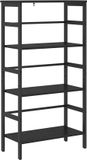 vidaXL Boekenplank 3-laags Zwart Eiken 40 x 29.5 x 115 cm Bewerkt Hout