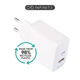 eSTUFF ES637031-BULK chargeur pour appareils mobiles Smartphone Blanc Charge rapide Intérieur