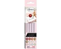 Aladine Zegel Wax Sticks Set 4 stuks Violet Pastel