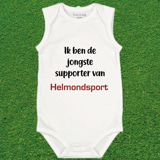 Helmond Sport Rompertje - Wit - Maat 74/80 - Unisex