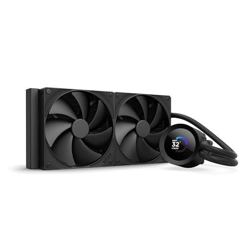 NZXT Kraken Plus 280 - Dissipatore CPU AIO 280mm, LCD - Nero