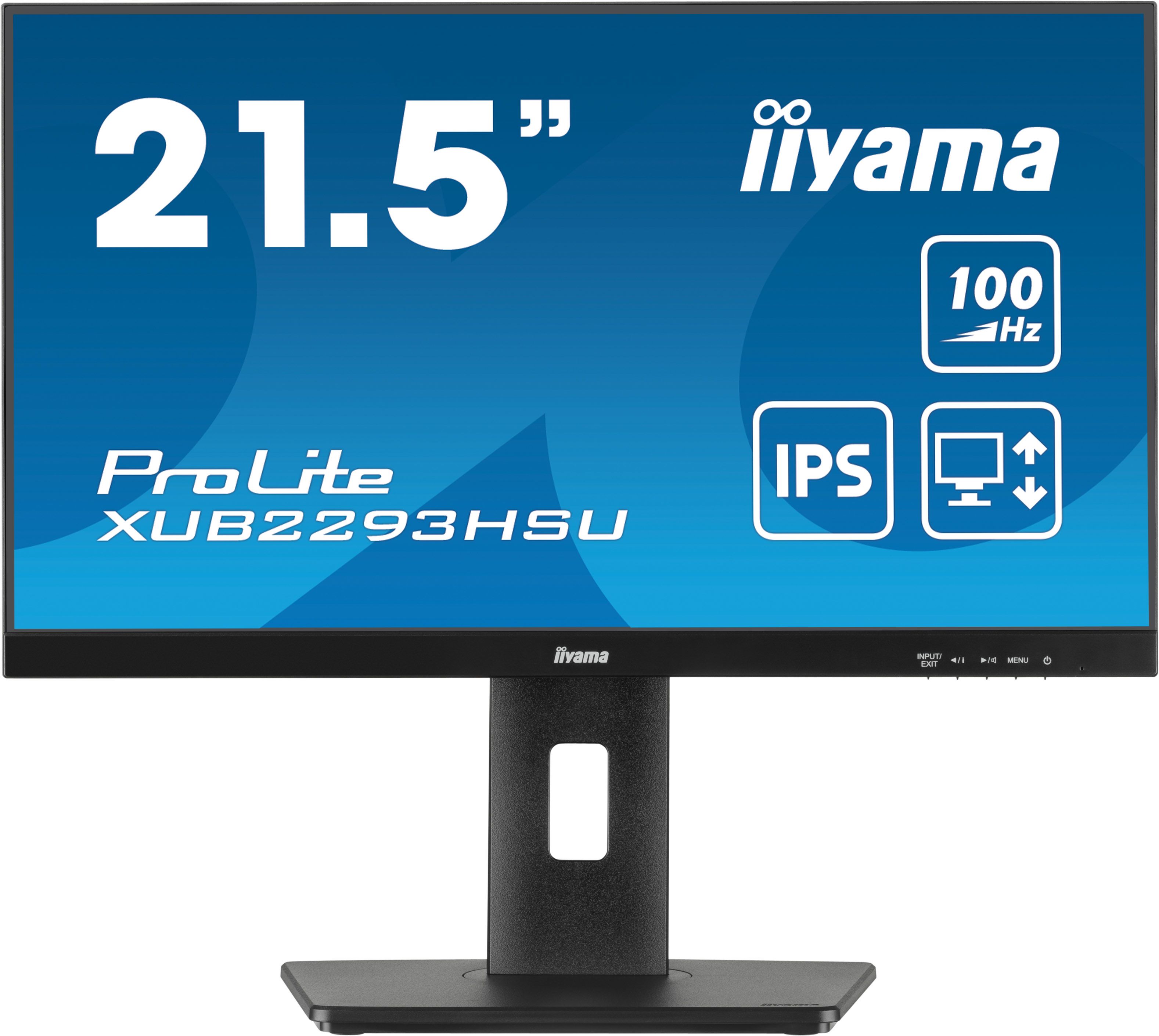 iiyama ProLite XUB2293HSU-B6 21.5" Full HD IPS Monitor with USB Hub