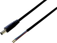TRU COMPONENTS Laagspannings-aansluitkabel Laagspanningsstekker - Open kabeleinde 5.50 mm 2.50 mm 5.00 m 1 stuk(s)