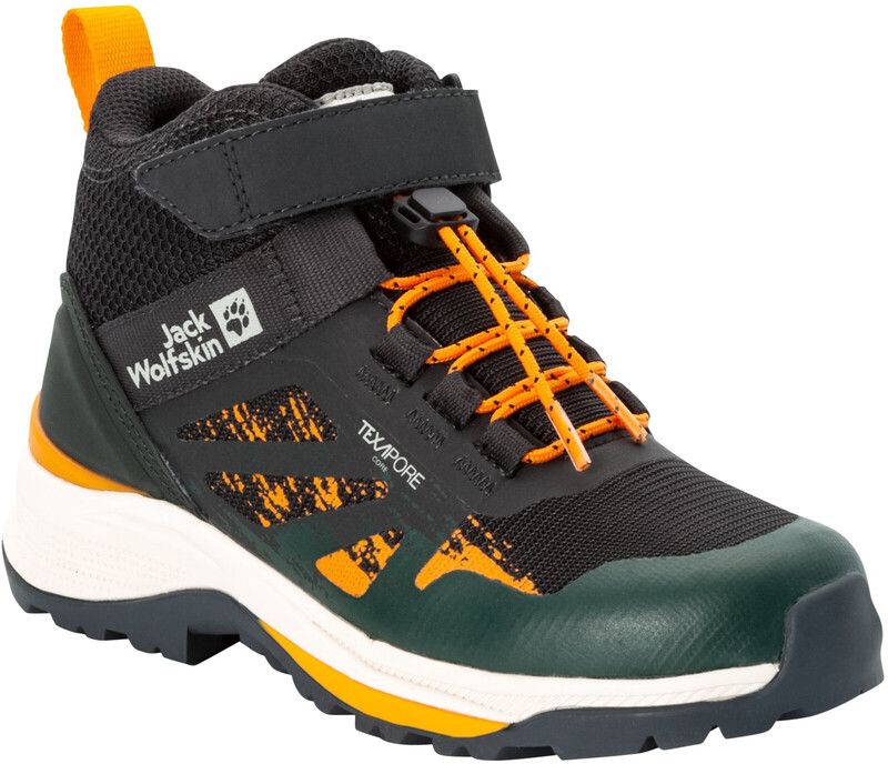 Jack Wolfskin Vili Hiker Texapore Mid Kids Trekking Shoes - Black - EU 39