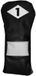 Longridge Golfclubhoes Driver Classic Style Zwart PU Leer Fleece