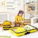 Coast 2 -PCS Kindofer + Backpack Mallette de transport de 47 cm de long et sac à dos de 30 cm de large jaune