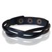 Stone Valley Gevlochten Leren Armband Heren Donkerblauw