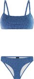 Protest PRTShizo Bralette Bikini Set Dames Gladio Blue Gebloemd