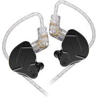 SZSMART Hoofdtelefoon SZSMART kz-zsn PRO X HIFI zwart gebogen (in-ear - gevoeligheid 109db)
