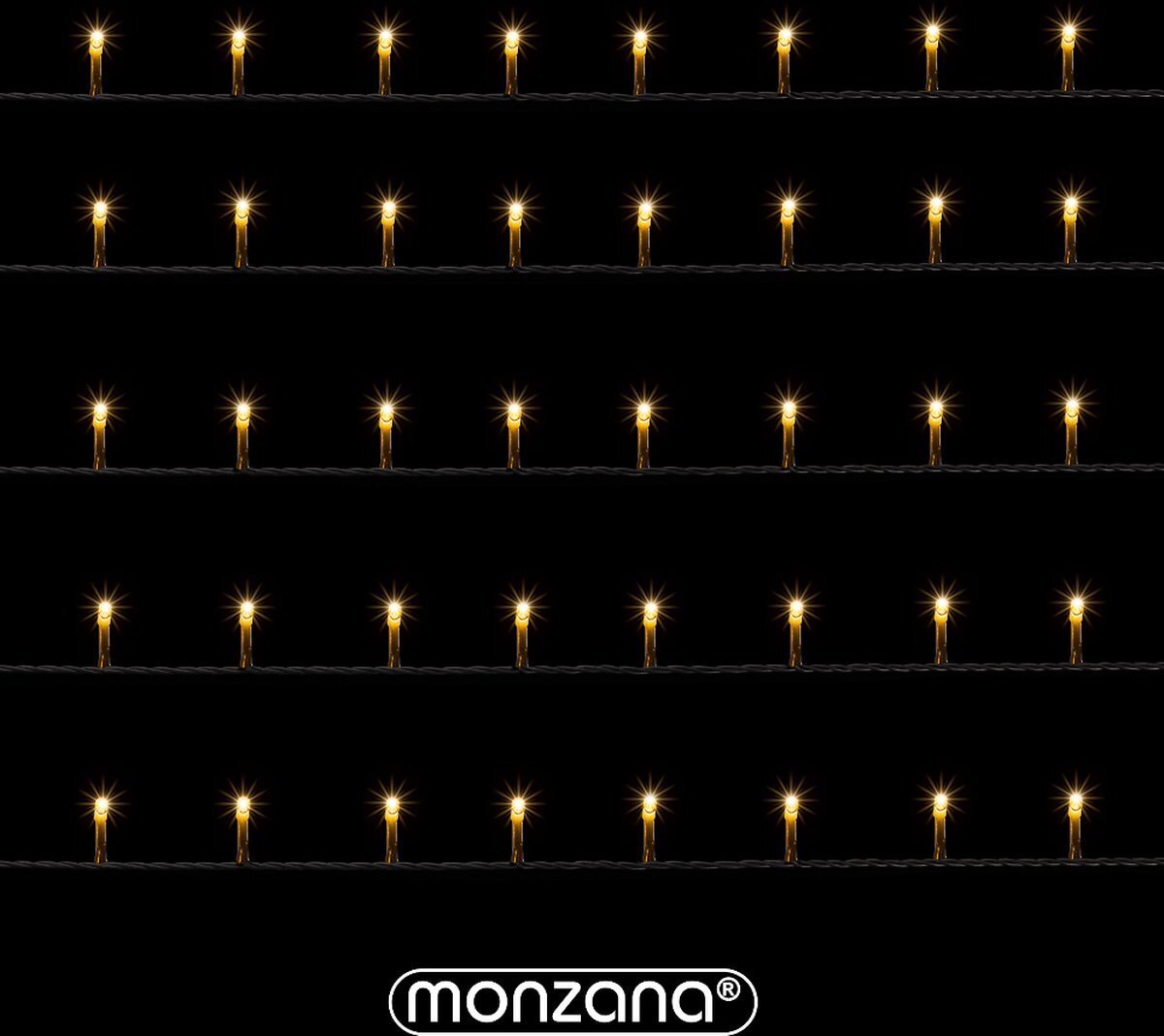 Monzana 200 LED Kerstverlichting - met Afstandsbediening – Warm Wit