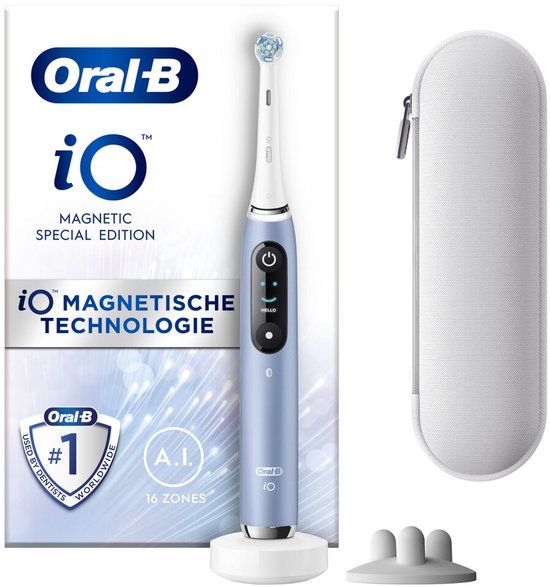 Oral-B iO Metallic Blue Electric Toothbrush + Travel Case