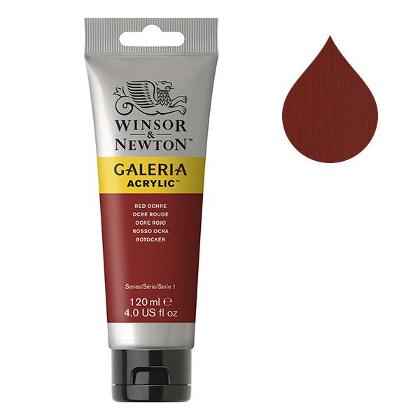 Winsor & Newton Galeria acrylverf, 120ml Tube, Red Ochre