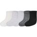 LUPILU® Lot de 5 paires de chaussettes bébé (crème/gris/noir, 19-22)