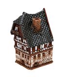Dekohelden24 Keramische lichthuis - Dürer Haus in Nürnberg - HandArt lengte 10cm Breedte 8cm Hoogte 15cm, 141030