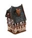 Dekohelden24 Keramische lichthuis - Dürer Haus in Nürnberg - HandArt lengte 10cm Breedte 8cm Hoogte 15cm, 141030