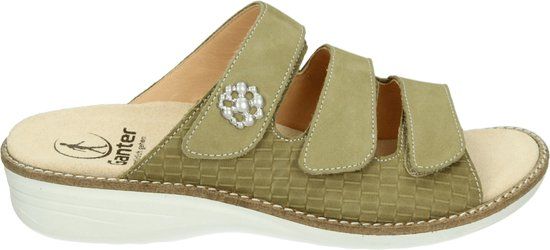 Ganter 205802 Women's Slippers - Green - Size 42