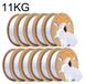 StarTech PLA+ 3D-printerfilament - 1,75 mm - Tolerantie ±0,03 mm - Hoge precisie - Grote spoel van 11 kg - Koelwit
