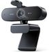 Merkloos Webcam 4K - Webcam met microfoons - 73° groothoek - Autofocus Pdaf - Lensafdekking - Voor laptop en Mac