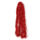 Inge-glas Inge Christmas Goods Kerstslinger-guirlande - rood - glanzende lametta - 270 cm
