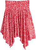 Next - Meisjes - Rok met puntzoom - Rood - Maat 140