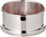 EDZARD Coaster Derby, zware verzilverde flessenonderzetter met houten voet en fluweel, hoogte 5 cm, diameter 10 cm
