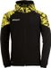 Uhlsport Goal 25 Sweater Met Kap Kinderen - Zwart / Limoen | Maat: 128