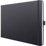Sigel CO200 Notitieboek Conceptum Hardcover DIN A4 liggend Blanco Zwart 66 vellen Microperforatie