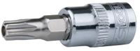 KS Tools 918.1473 1/4" CHROMEplus Bit-dopsleutel Torx, met boring, TB25