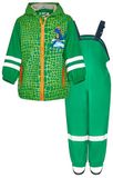 PLAYSHOES Functioneel pak 'Dino' blauw / groen / oranje / wit