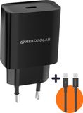 Heko solar 20w adapter usb-c