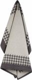 De Witte Lietaer Theedoek Pied de Poule Gris Coton 66x66 cm
