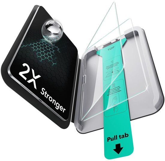 ESR Tempered Glass Geschikt voor iPad Pro 11 (2024/2025) - UltraFit Classic Screen Protector - Glasplaatje met Tray - Gemakkelijke Installatie - 2-Pack
