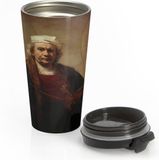 Rayher Rembrandt van Rijn Zelfportret met twee cirkels Stainless Steel Travel Mug