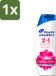 Head & Shoulders Shampoo Smooth & Silky 2-in-1 Zijdezacht Haar & Verzorging 400 ml