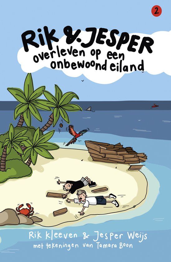 Rik Glowmovies 2 - Rik en Jesper overleven op een onbewoond eiland (Hardcover)