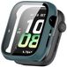 Wigento Honor Watch 5 Green PC Plastic Protective Case with H9 Tempered Glass
