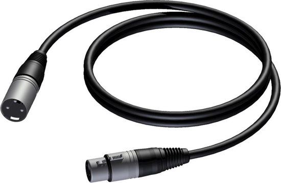 Procab PRD953 - 10m XLR Male to XLR Female DMX Cable