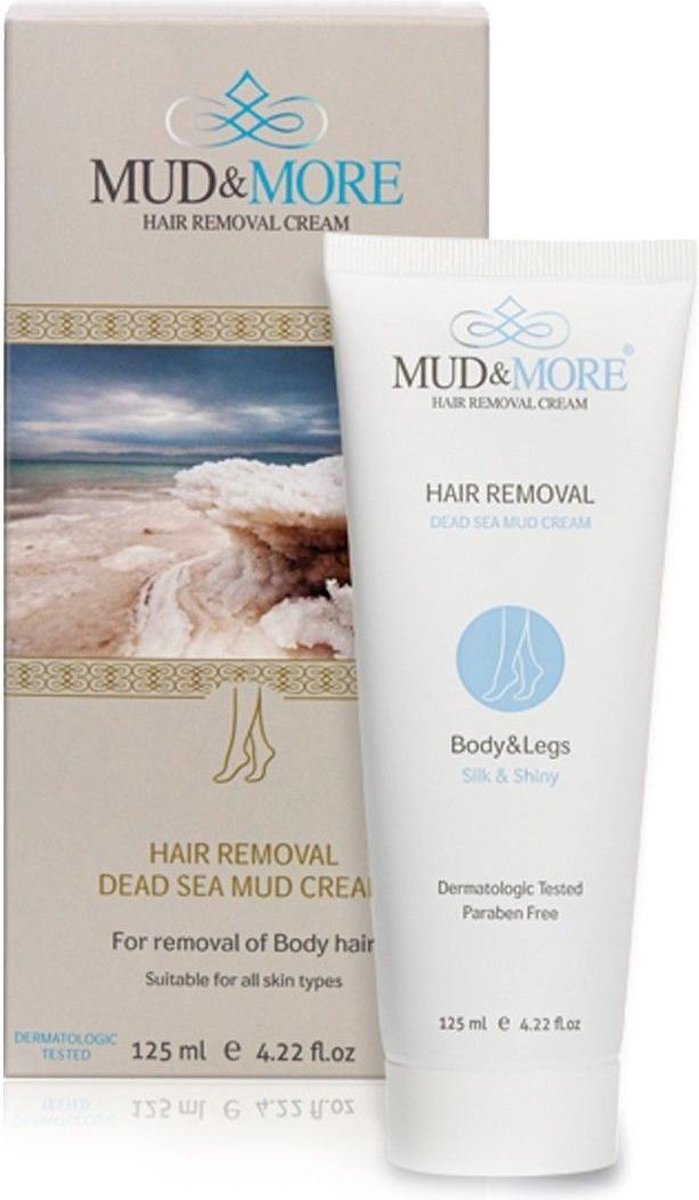 Mud&More Hair Removal Cream Body & Legs - 125 ml - Ontharingscrème