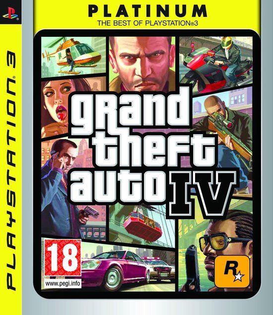 Grand Theft Auto IV (GTA IV) - PlayStation 3 - Standard Edition