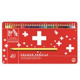 Caran d'Ache Swisscolor Aquarel potloden, 40 stuks