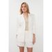 Esqualo Krijtstreep Linnen Blazer Ecru