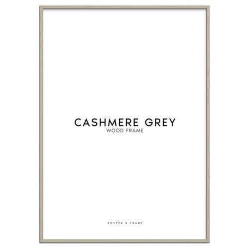 Poster & Frame Houten Lijst Cashmere Grijs Acryl (30 x 40 cm)