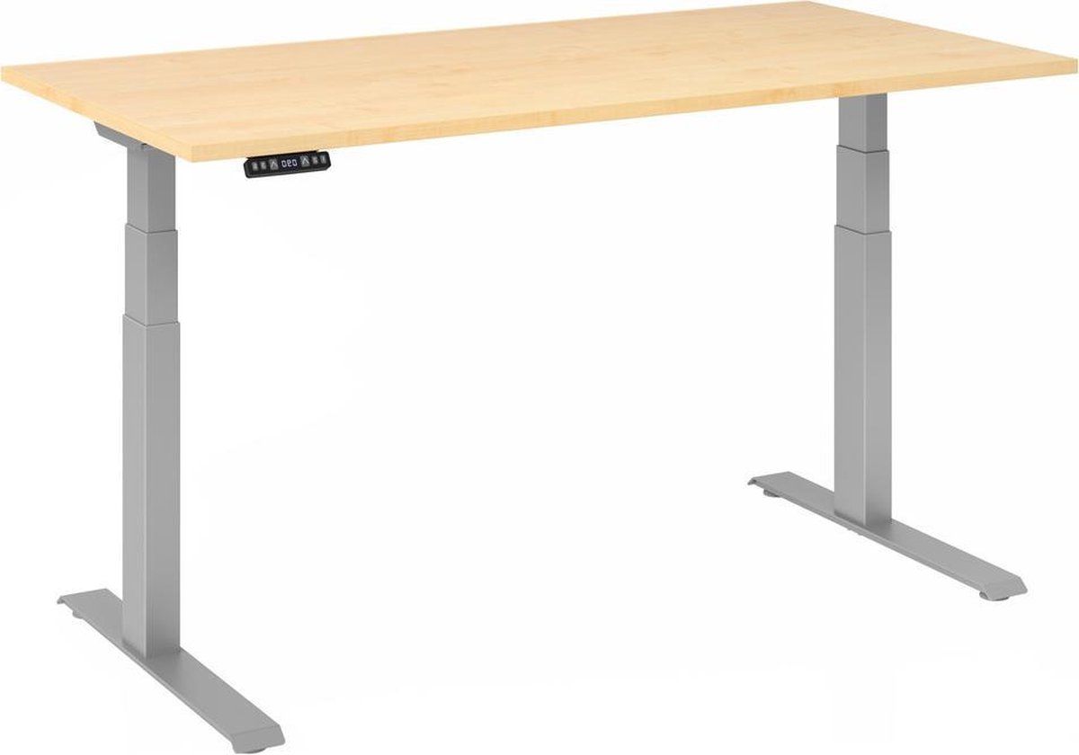 hjh OFFICE PRO XDKB 16 S Elektrisch in hoogte verstelbaar - Esdoorn 160x80