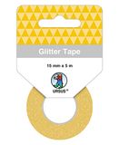 Ursus Glitter Tape, rol 15 mm x 5 m, goud